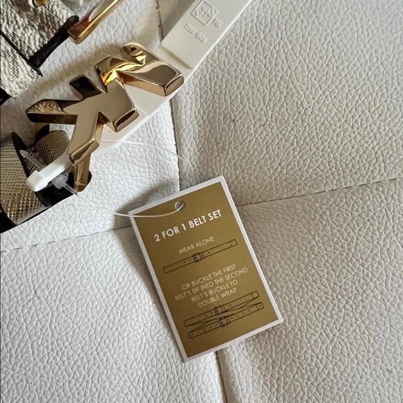 Michael Kors belt , 2 for 1 belt set - Picture 3 of 6